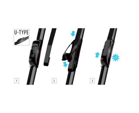 Щетка стеклоочистителя OXIMO 400 мм / 16 (WU400), изображение 4