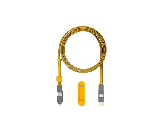 Дата кабель 6in1 inCharge XL 2.0m yellow Rolling Square (XLM03R)
