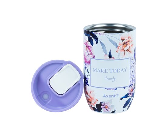 Термокружка Axent 350 мл Violet Whispers (8721-10-A), изображение 2