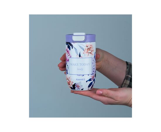 Термокружка Axent 350 мл Violet Whispers (8721-10-A), изображение 7