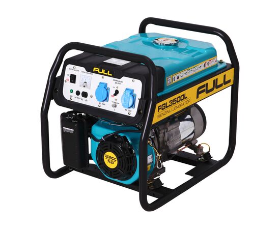 Генератор FULL FGL 3500L, 50Hz, 3.5kVA/2.8kW, бак 17 л, ручний старт (FGL 3500L)