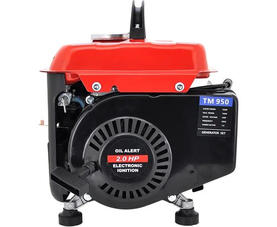 Генератор Kuyia TM950, 110-240V, 50Hz, 0,6-0,8kW, 4,2л (KYTM950-1F-220-B), зображення 2