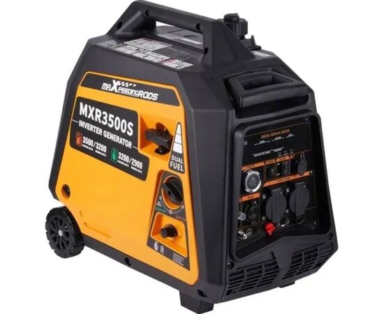Генератор maXpeedingRODS бензин/газ MXR3500S інверторний (3,2 kW), 220V, 50Hz, 4л, дистанційний запуск (mxr3500S), зображення 2