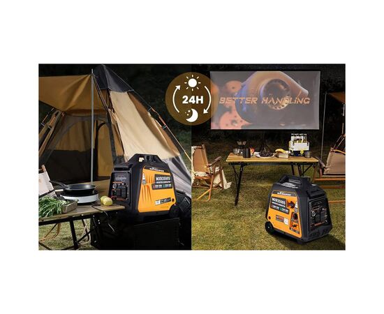 Генератор maXpeedingRODS бензин/газ MXR3500S інверторний (3,2 kW), 220V, 50Hz, 4л, дистанційний запуск (mxr3500S), зображення 6