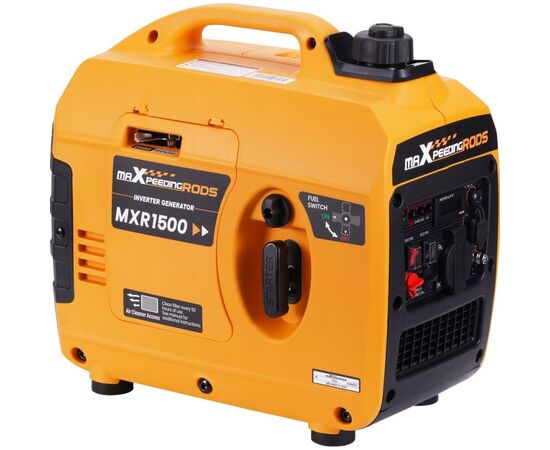 Генератор maXpeedingRODS MXR1500 інверторний (1 kW), 220V, 50Hz, 2,4л, ручний запуск (mxr1500), зображення 2