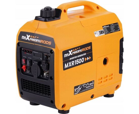 Генератор maXpeedingRODS MXR1500 інверторний (1 kW), 220V, 50Hz, 2,4л, ручний запуск (mxr1500)