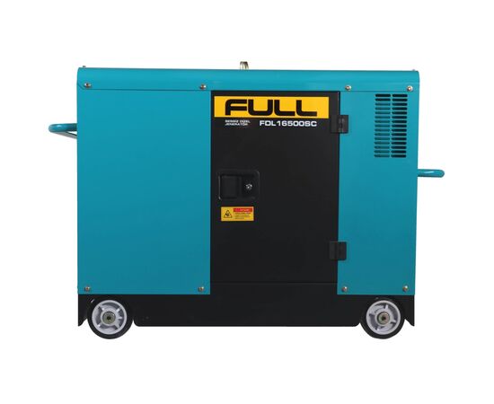 Генератор FULL дизельний FDL16500SC, 230V, 50Hz, 16.25kVA/12kW, 50 л, 4 л/год, стартер (FDL16500SC)