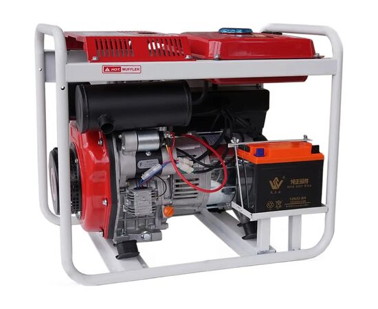 Генератор Kuyia TM3500CL, дизельний, 240V, 50Hz, 2,8-3kW, стартер, 12,5л (KYTM3500CL-1F-220-DA), зображення 2