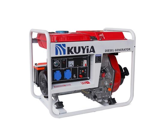 Генератор Kuyia TM5000CL, дизельний, 240V, 50Hz, 4,5-5kW, стартер, 12,5л (KYTM5000CL-1F-220-DA)