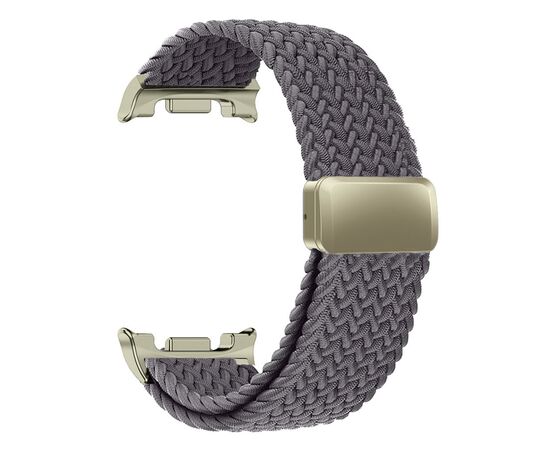 Ремешок для смарт-часов Armorstandart Braided Solo Loop для Samsung Watch 8 / 8 Classic (20x113 mm) Charcoal (ARM87353), изображение 2