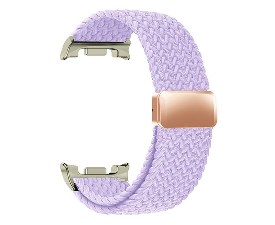 Ремешок для смарт-часов Armorstandart Braided Solo Loop для Samsung Watch 8 / 8 Classic (20x113 mm) Lilac (ARM87355), изображение 2