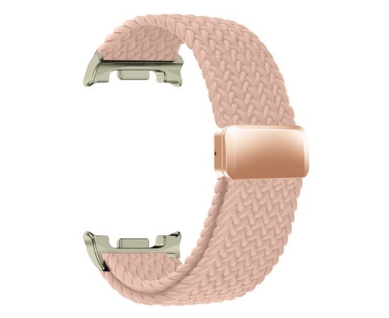 Ремешок для смарт-часов Armorstandart Braided Solo Loop для Samsung Watch 8 / 8 Classic (20x113 mm) Rose Gold (ARM87356), изображение 2