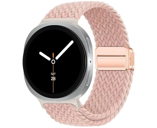 Ремешок для смарт-часов Armorstandart Braided Solo Loop для Samsung Watch 8 / 8 Classic (20x113 mm) Rose Gold (ARM87356)