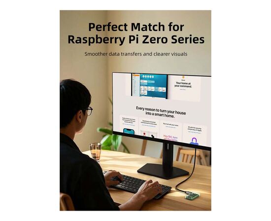 Кабель мультимедийный HDMI micro M to HDMI M 0.5m 8K60Hz Cabletime (CA915873), изображение 5