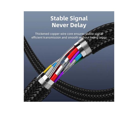 Кабель мультимедійний USB-C to HDMI M 3.0m V1.4 4K30Hz Cabletime (CA915378), зображення 9