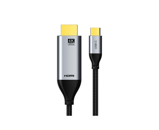 Кабель мультимедійний USB-C to HDMI M 3.0m V1.4 4K30Hz Cabletime (CA915378)