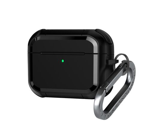 Чехол для наушников Armorstandart Panzer для Apple Airpods Pro 3 Black (ARM88286)