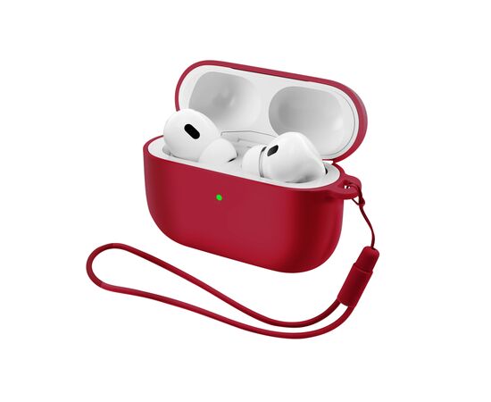 Чехол для наушников Armorstandart Silicone Case для Apple Airpods Pro 3 Wine Red (ARM88302)