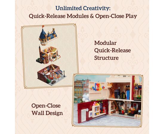 Конструктор Pantasy Магазин игрушек (85031), изображение 4