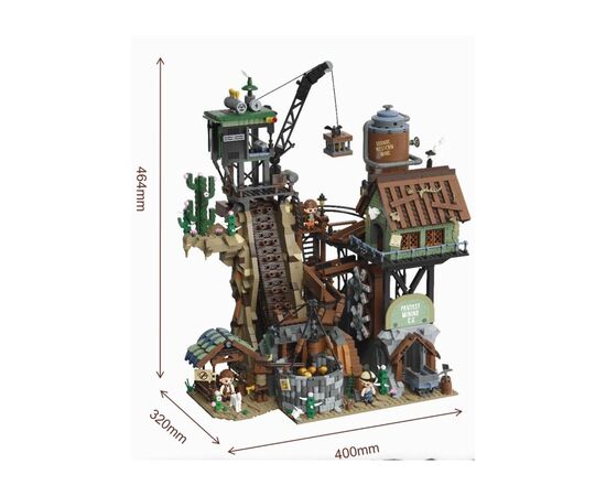 Конструктор Pantasy Шахта GBC-Western (85025), изображение 9