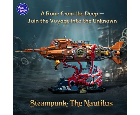 Конструктор Pantasy Steampunk- Наутілус (85029), зображення 2