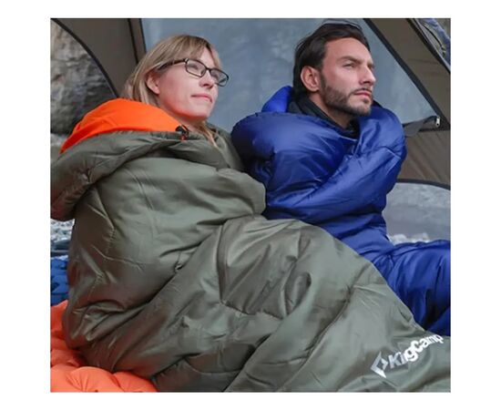 Спальный мешок KingCamp Huron 250 Navy (KS2421_NAVY_L), изображение 2