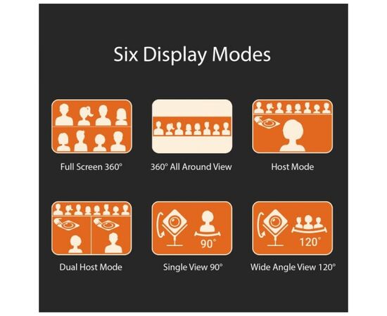 Веб-камера J5create JVCU360-N 360 Rundum USB-A/C (JVCU360-N), зображення 10