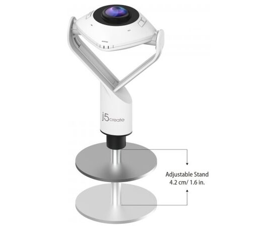 Веб-камера J5create JVCU360-N 360 Rundum USB-A/C (JVCU360-N), зображення 6