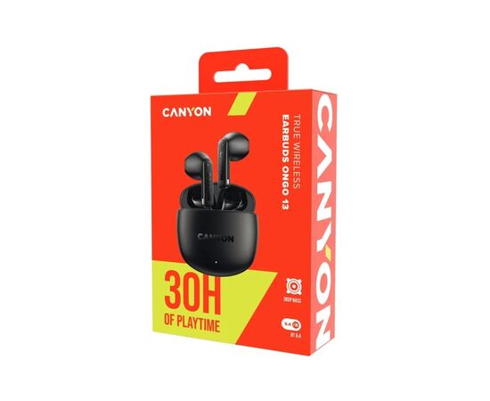 Навушники Canyon OnGo 13 TWS Black (CNS-TWS13B), зображення 5
