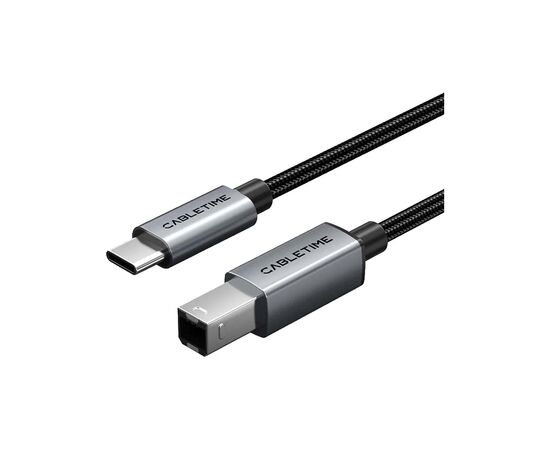 Кабель для принтера USB-C 2.0 to BM 2.0m Cabletime (CA915774)