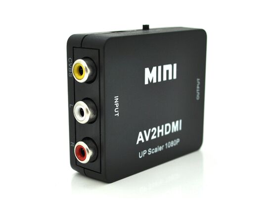 Конвертор 3xRCA F to HDMI F 720P/1080P black Voltronic (YT-CM-AV/HDMI/B), зображення 2