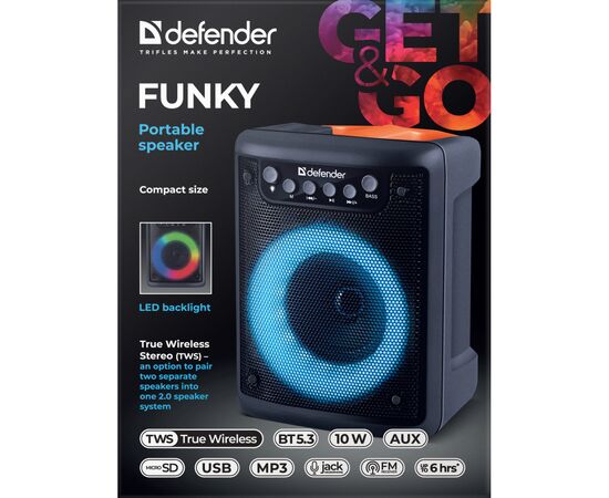 Акустическая система Defender Funky Black (65053), изображение 10