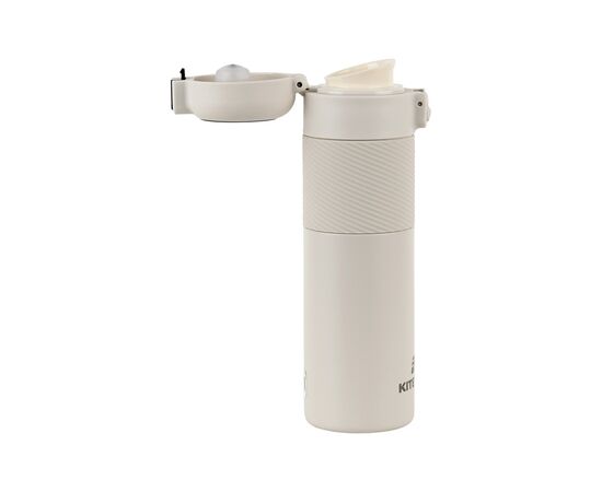 Термокружка Kite 1227 з термодатчиком 450 мл бежевий (K25-1227-1), изображение 3