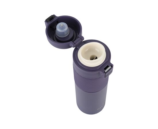 Термокружка Kite 1227 з термодатчиком 450 мл фіолетовий (K25-1227-3), изображение 2