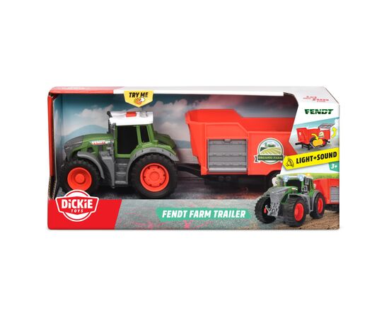Спецтехника Dickie Toys Трактор Фендт с прицепом (3734001), изображение 3