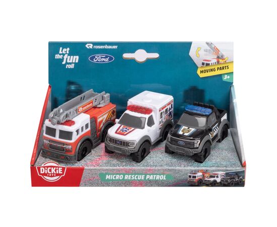 Спецтехника Dickie Toys набор Быстрое реагирование Микро (3712031), изображение 2