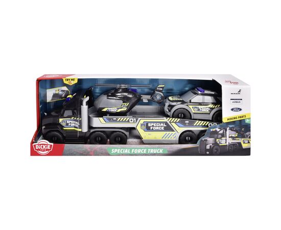 Спецтехника Dickie Toys Спецназначение Грузовик с транспортом (3719034), изображение 2
