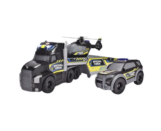 Спецтехника Dickie Toys Спецназначение Грузовик с транспортом (3719034)