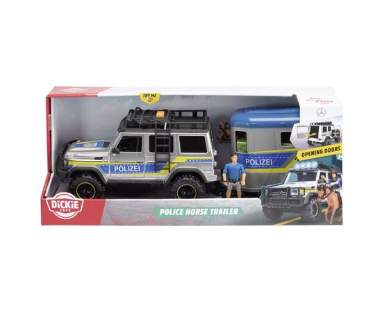 Спецтехника Dickie Toys набор Полиция Перевозка лошадей (3717007), изображение 2