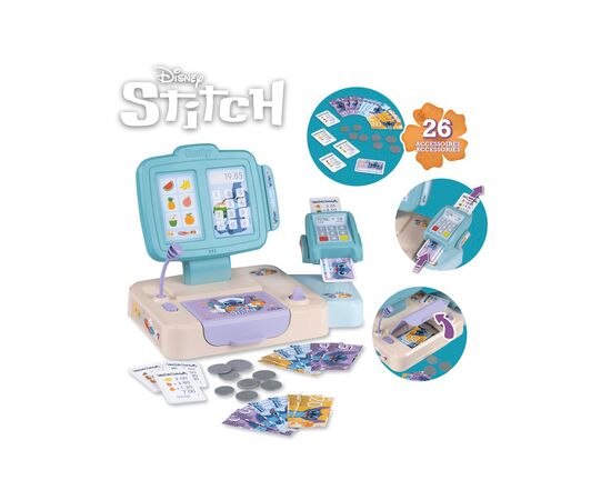Игровой набор Smoby Дисней Стич Касса супермаркета (7600350119), изображение 4