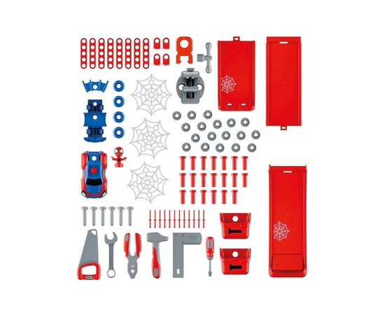 Игровой набор Smoby Спиди. Мастерская с машинкой, 94 аксессуара (7600360742), изображение 2