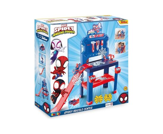 Игровой набор Smoby Спиди. Мастерская с машинкой, 94 аксессуара (7600360742)