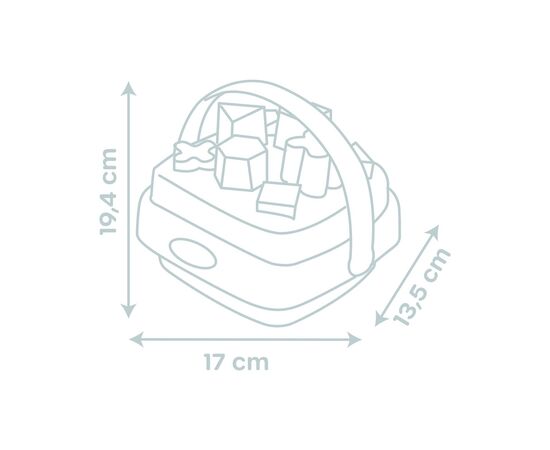 Развивающая игрушка Smoby Little Сортер корзина (7600140323), изображение 3