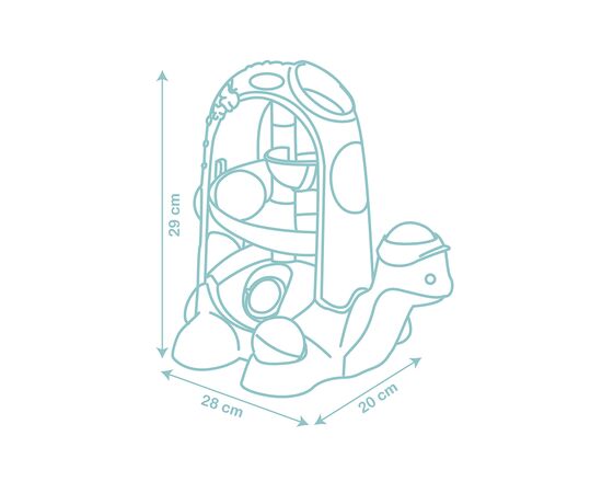 Развивающая игрушка Smoby Little Черепашка 2 в 1 (140310), изображение 3