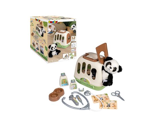 Игровой набор Smoby Переноска по уходу за животными с пандой (340303)