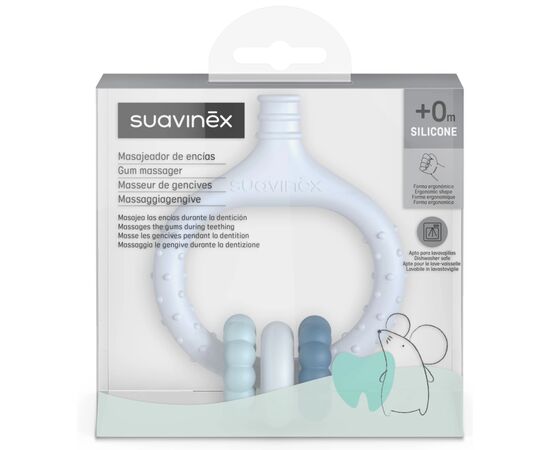 Прорезыватель Suavinex STAGE +0, блакитний (403009), изображение 2