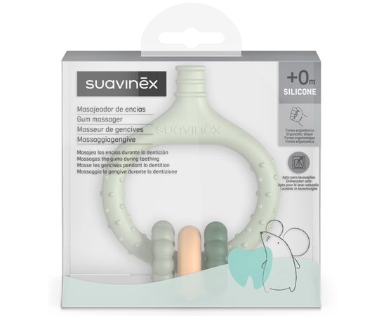 Прорезыватель Suavinex STAGE +0, зелений (403008), изображение 2