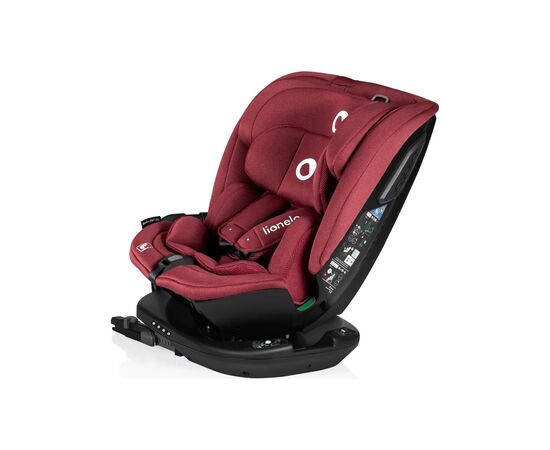 Автокресло Lionelo Bastiaan RWF i-Size Red Burgundy (LO-BASTIAAN RWF I-SIZE RED BURGUNDY), изображение 7