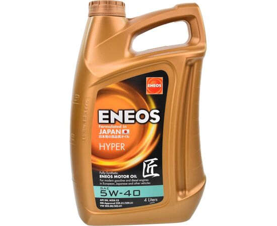 Моторное масло ENEOS HYPER 5W-40 4л (EU0031301N)