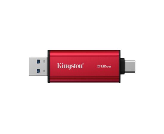 Накопичувач SSD USB Type-C 512GB Dual Portable Kingston (SPSD/512GB), зображення 2